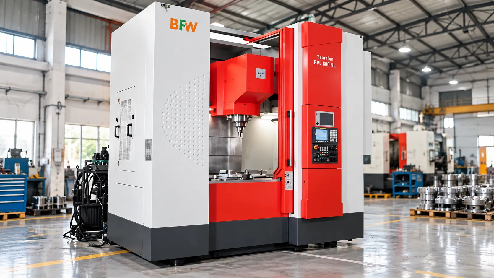 BFW Vertical Turret Lathe (VTL) - 850 mm Dia Max (1 Meter Swing) at MechMak CNC facility