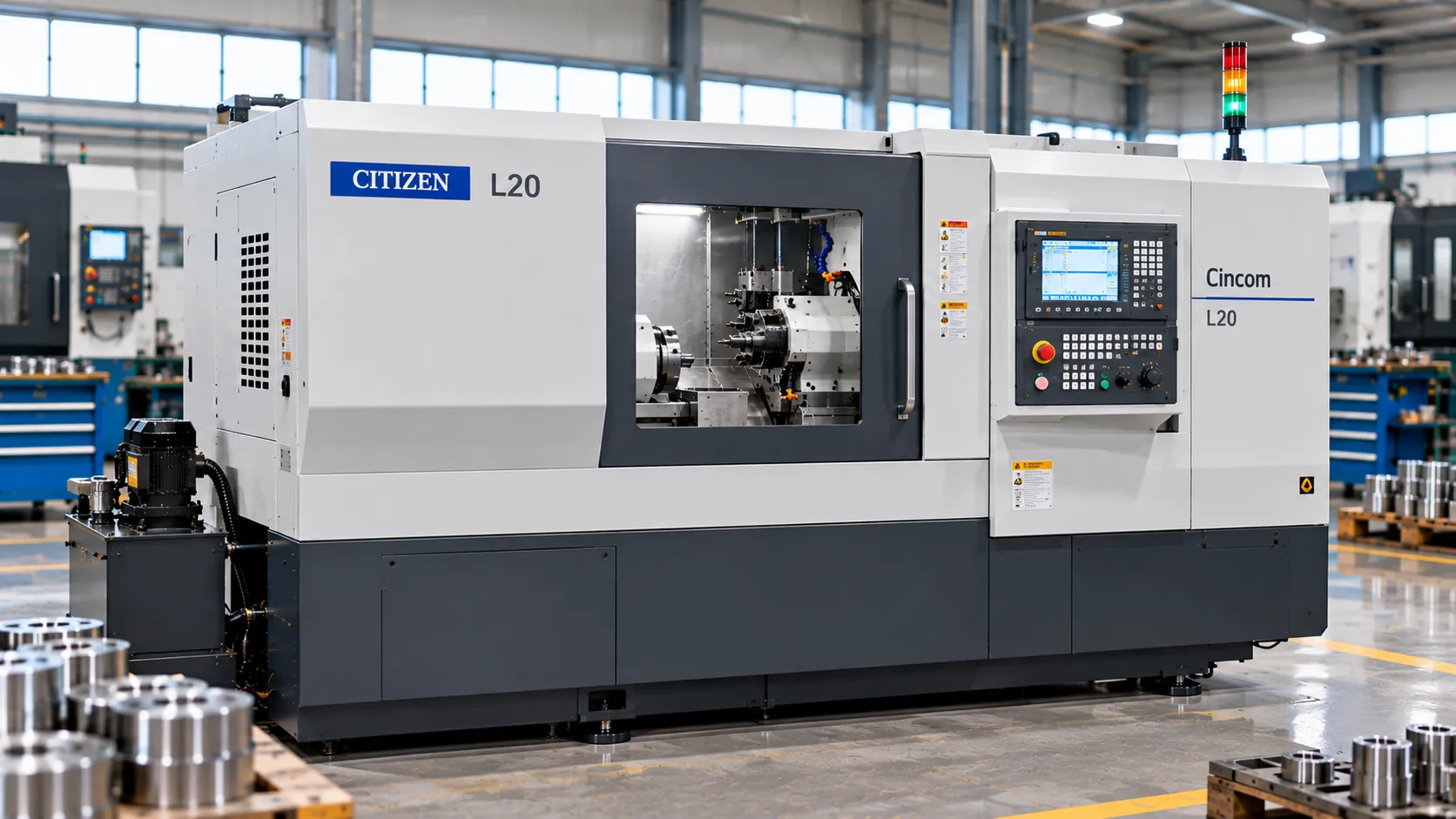 Citizen Sliding Head Stock Lathe - 200 mm Round Bar Max at MechMak CNC facility