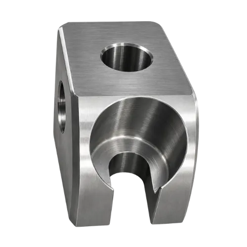High-Precision Milled Clevis Pivot Housing