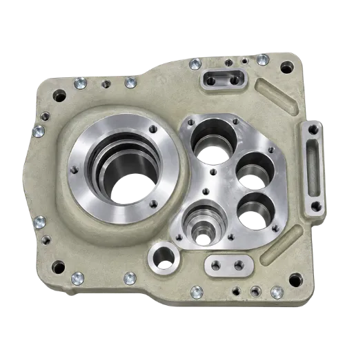 Machined Weaving Gearbox Cast Housing